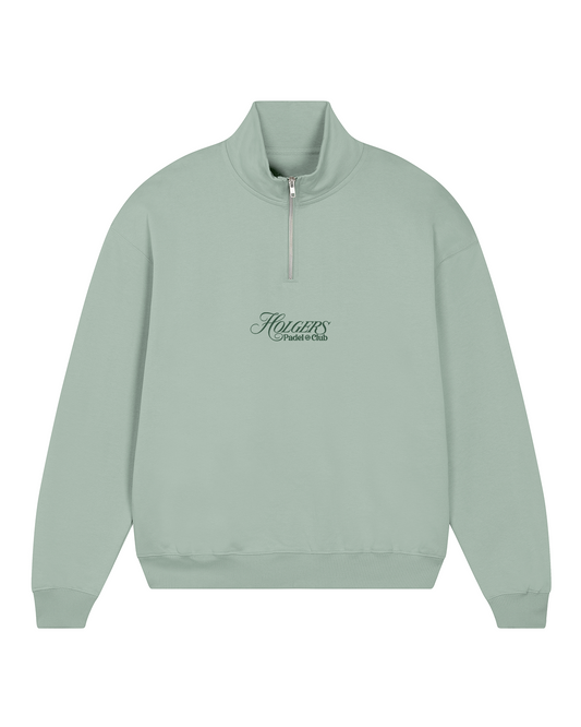 Holgers Padel Club - Half-zip Sweatshirt - Mint