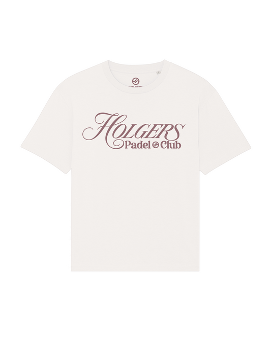 Oversize Holgers Padel Club T-shirt - Off White